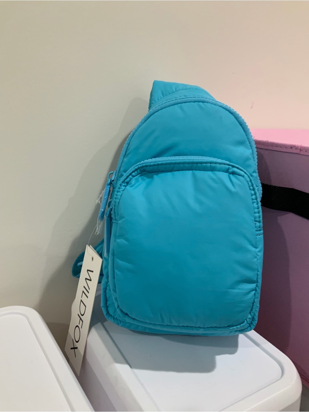 Wildfox Teal Backpack Sling Bag